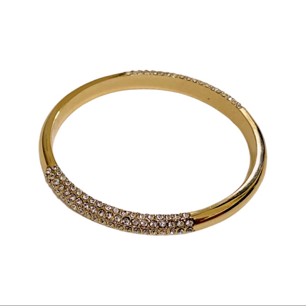 Gold Sparkly Bangle Bracelet